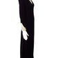 HELEN ROSE- 1960s Black Velvet Beaded Gown, Size 6