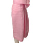 CHRISTIAN WIJNANTS- Pink Silk Bag Pants, Size 8