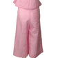 CHRISTIAN WIJNANTS- Pink Silk Bag Pants, Size 8