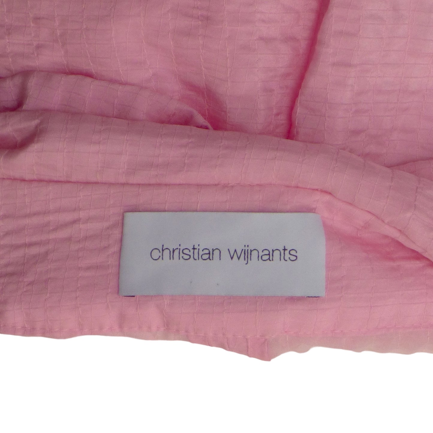 CHRISTIAN WIJNANTS- Pink Silk Bag Pants, Size 8