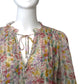 VERONICA BEARD- NWT Floral Chiffon Peasant Dress, Size 4