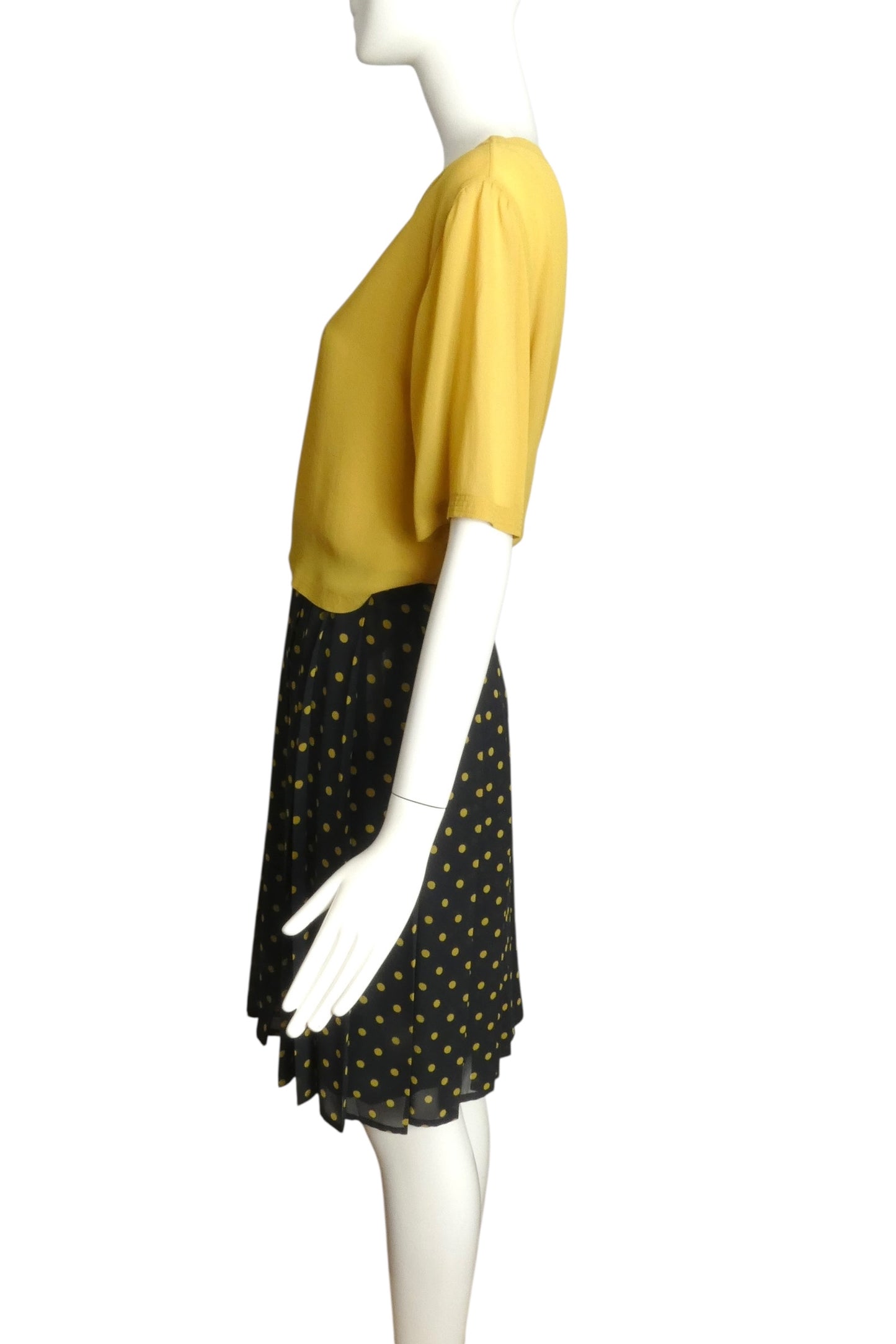 PIERRE CARDIN PARIS- 1980s Chiffon Skirt Set, Size 10