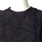 NINA RICCI- 1960s Black Brocade Midi Dress, Size 8