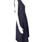 NINA RICCI- 1960s Black Brocade Midi Dress, Size 8