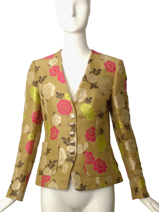 ETRO- Floral Brocade Blazer, Size 6