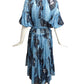 ULLA JOHNSON- Chiffon Print Peasant Dress, Size 14