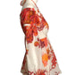 ROBERTO CAVALLI- Printed Batiste Blouse, Size 6