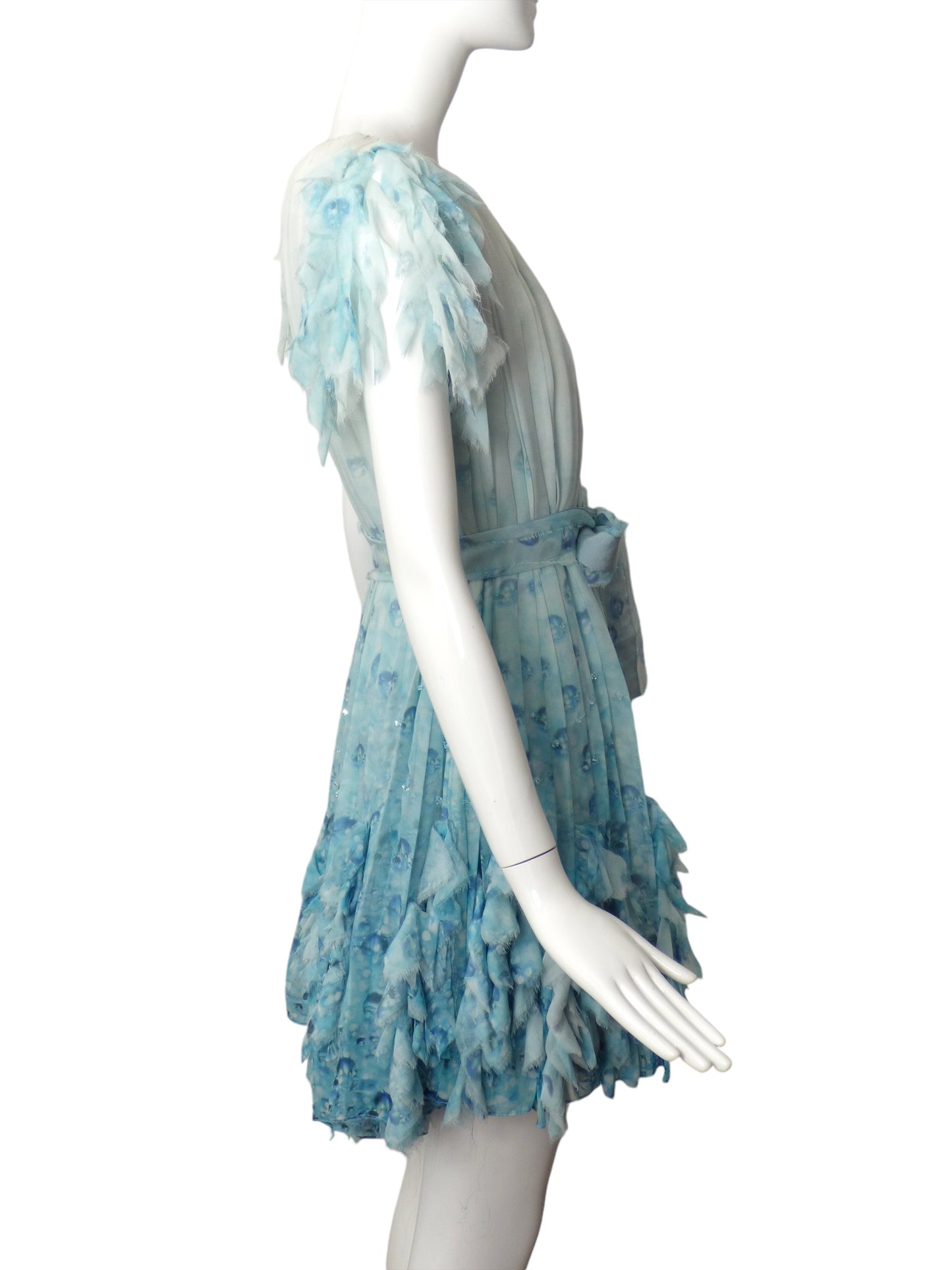 RAFAEL CENNAMO- NWT 2011 Chiffon Print Tent Dress, Size 2