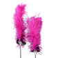 SERGIO ROSSI- Pink Strappy Feather Sandals, Size 40