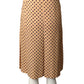 YVES SAINT LAURENT- 1980s Crepe Polka Dot Skirt, Size 2