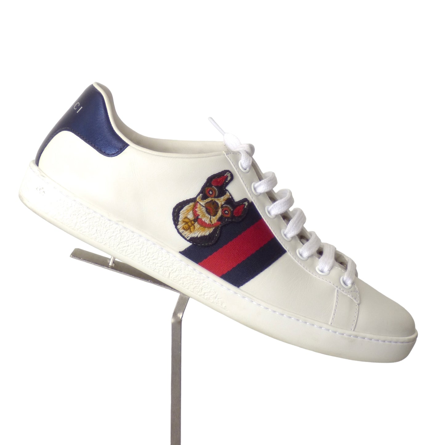 GUCCI- 2023 Ace "Year of the Dog" Sneakers, Size 38.5