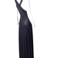 ALAIA- NWT Black Jersey Knit Evening Gown, Size 10