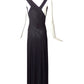 ALAIA- NWT Black Jersey Knit Evening Gown, Size 10