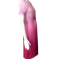 THIERRY MUGLER- 2010 NWT Pink Accordion Pleat Dress, Size 10