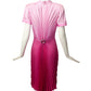 THIERRY MUGLER- 2010 NWT Pink Accordion Pleat Dress, Size 10