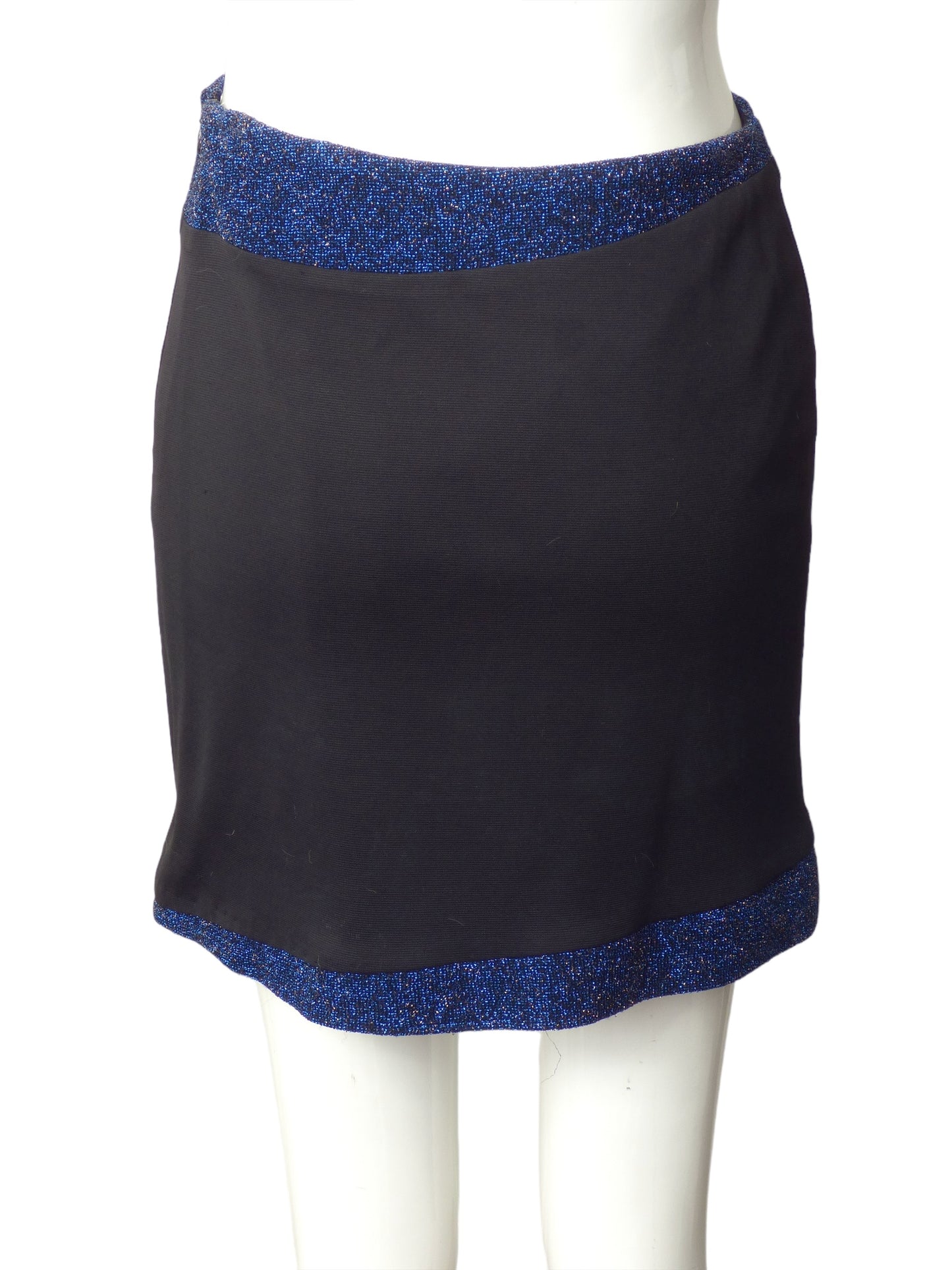 VERSACE JEANS COUTURE- 1990s Lurex Knit Mini Skirt, Size 6