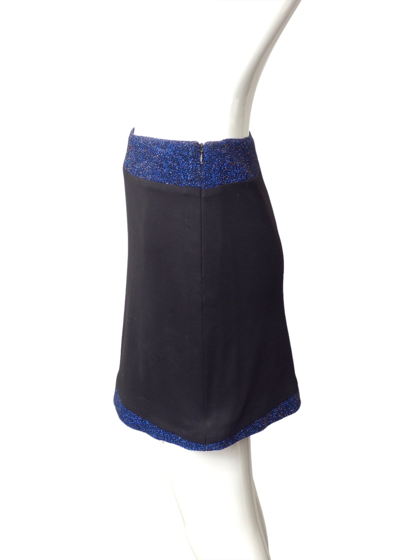 VERSACE JEANS COUTURE- 1990s Lurex Knit Mini Skirt, Size 6