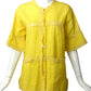 1960s Yellow Cotton Beach Jacket, Size 8