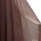 MALCOLM STARR- 1960s Brown Chiffon Evening Gown, Size 4