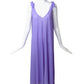 LUCIE ANN-1970s  Purple  Knit Nightgown, Size 8