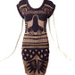 JC DE CASTELBAJAC- NWT 2012 Totem Print Knit Dress, Size 6