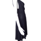 ALAIA- Black Crepe Cowlneck Dress, Size 12