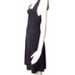 ALAIA- Black Crepe Cowlneck Dress, Size 12