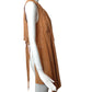 ROBERTO CAVALLI- Suede Fringe Vest, Size 8