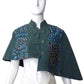 SINDASHI-NWT Hand Painted Suede Capelet, Size Large