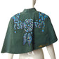 SINDASHI-NWT Hand Painted Suede Capelet, Size Large