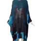 PHILLIP LIM- 2012 Multi Color Oversized Sweater Knit Poncho, Small