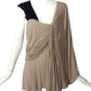 GIVENCHY- Draped Knit Asymmetrical Blouse, Size 8