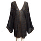 HALSTON- AS IS 1970s Beaded Chiffon Caftan, Size 6