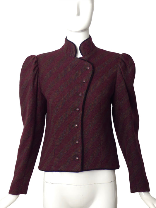 EMANUEL UNGARO- 1980s Wool Jacket, Size 8