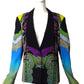 ETRO- Multi Color Crepe Blazer, Size 14