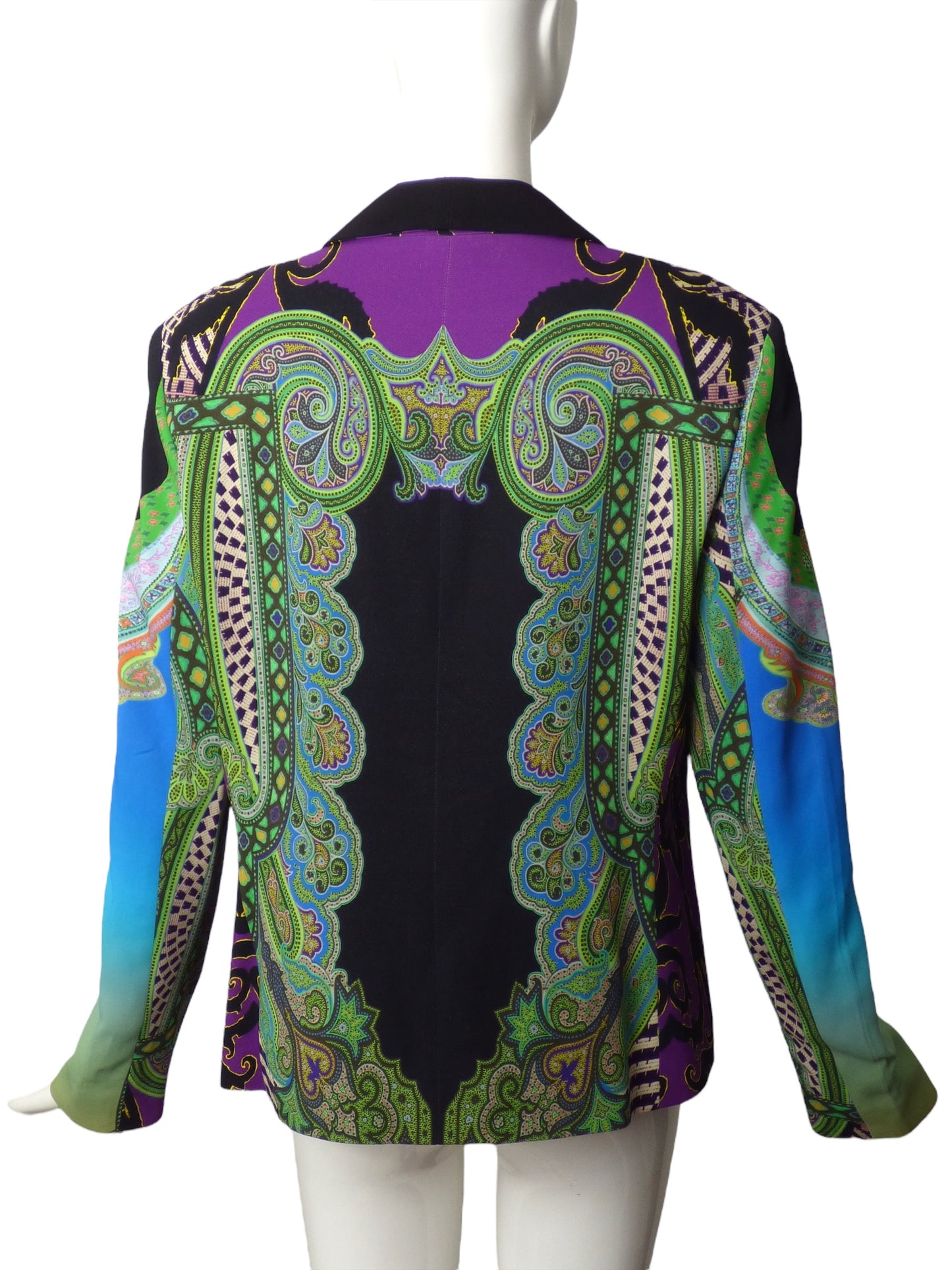 ETRO- Multi Color Crepe Blazer, Size 14