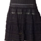 ALAIA- Black Knit Textured Dress, Size 8