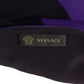 VERSACE- 2011 Black & Purple Fabric Block Dress, Size 10