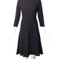 ALAIA- Black Wool Knit Dress, Size 8