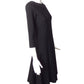 ALAIA- Black Wool Knit Dress, Size 8