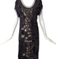 ROBERTO CAVALLI- Beaded Jersey T-Shirt Dress, Size 10