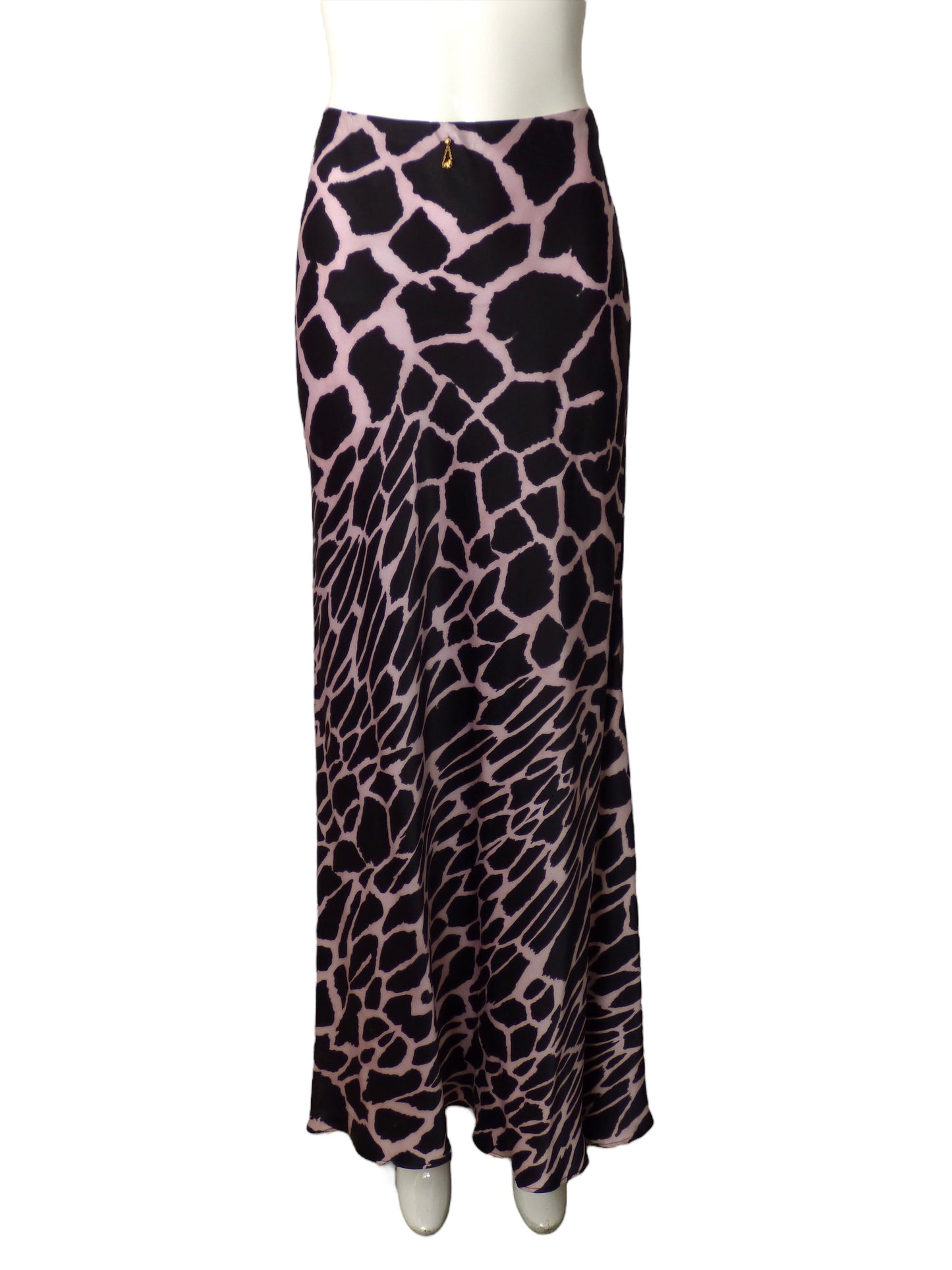 ROBERTO CAVALLI- 2pc Animal Print Fur Trimmed Ensemble, Size 8