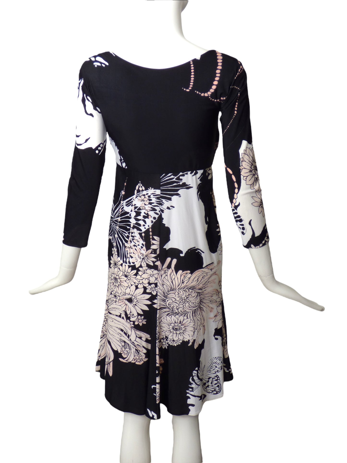 ROBERTO CAVALLI- Jersey Print Knit Dress, Size 8