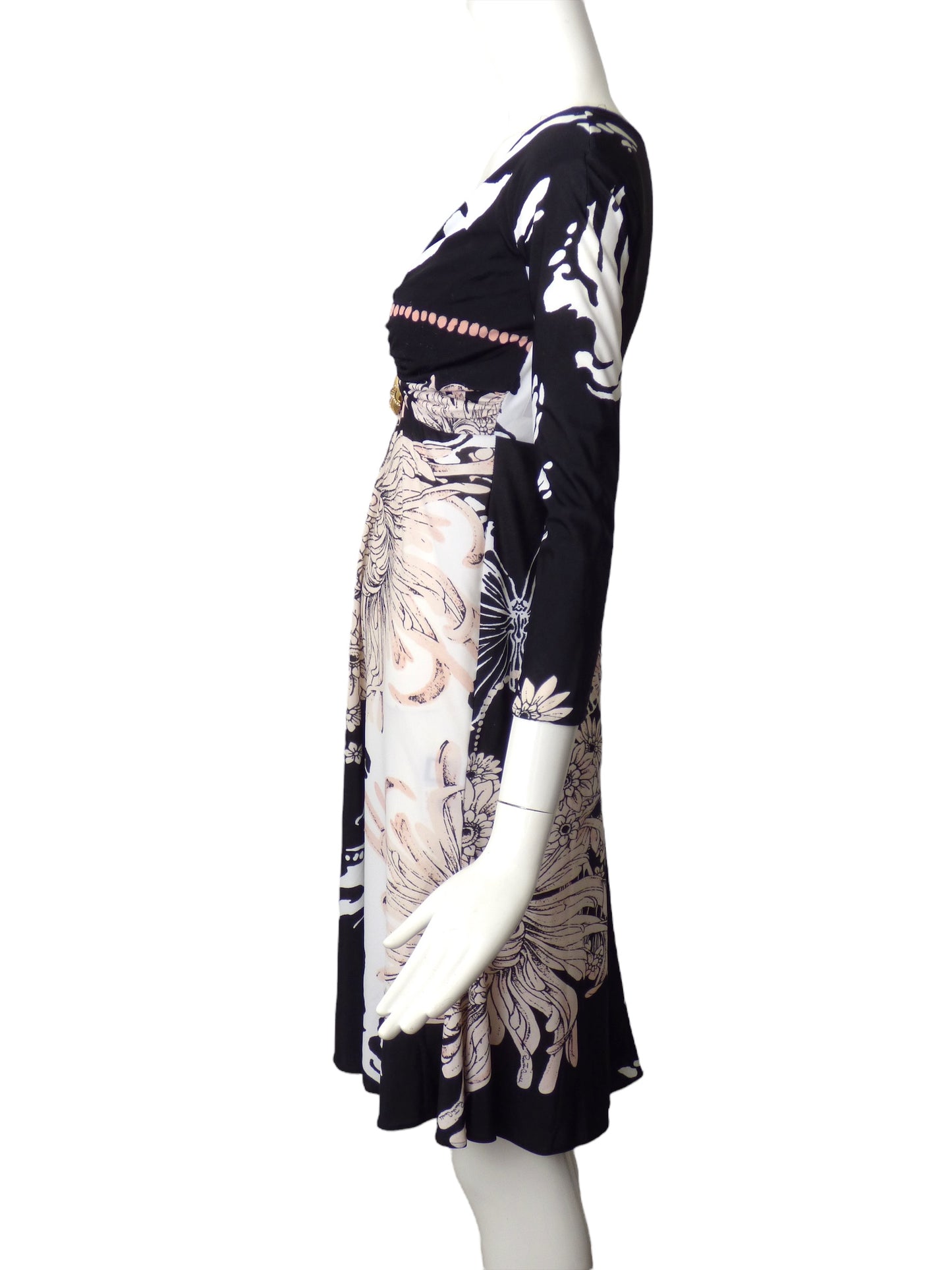 ROBERTO CAVALLI- Jersey Print Knit Dress, Size 8