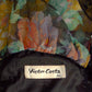 VICTOR COSTA-1970s Floral Chiffon Print Evening Dress, Size 4