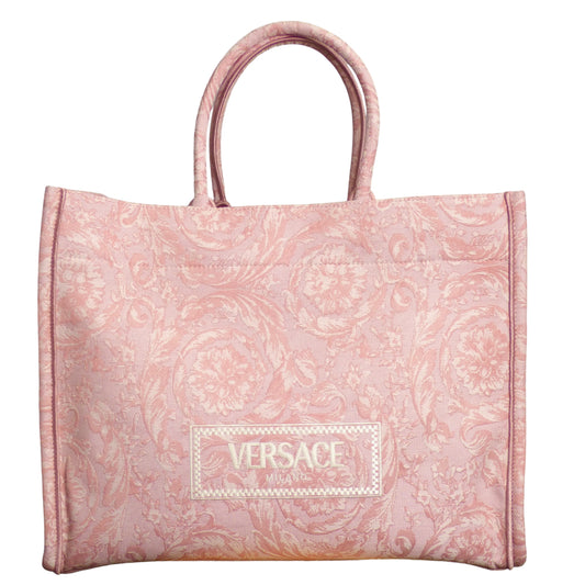 VERSACE- NWT Pink Barocca Athena Tote