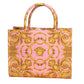 VERSACE- NWT Pink & Gold Canvas Medusa Tote