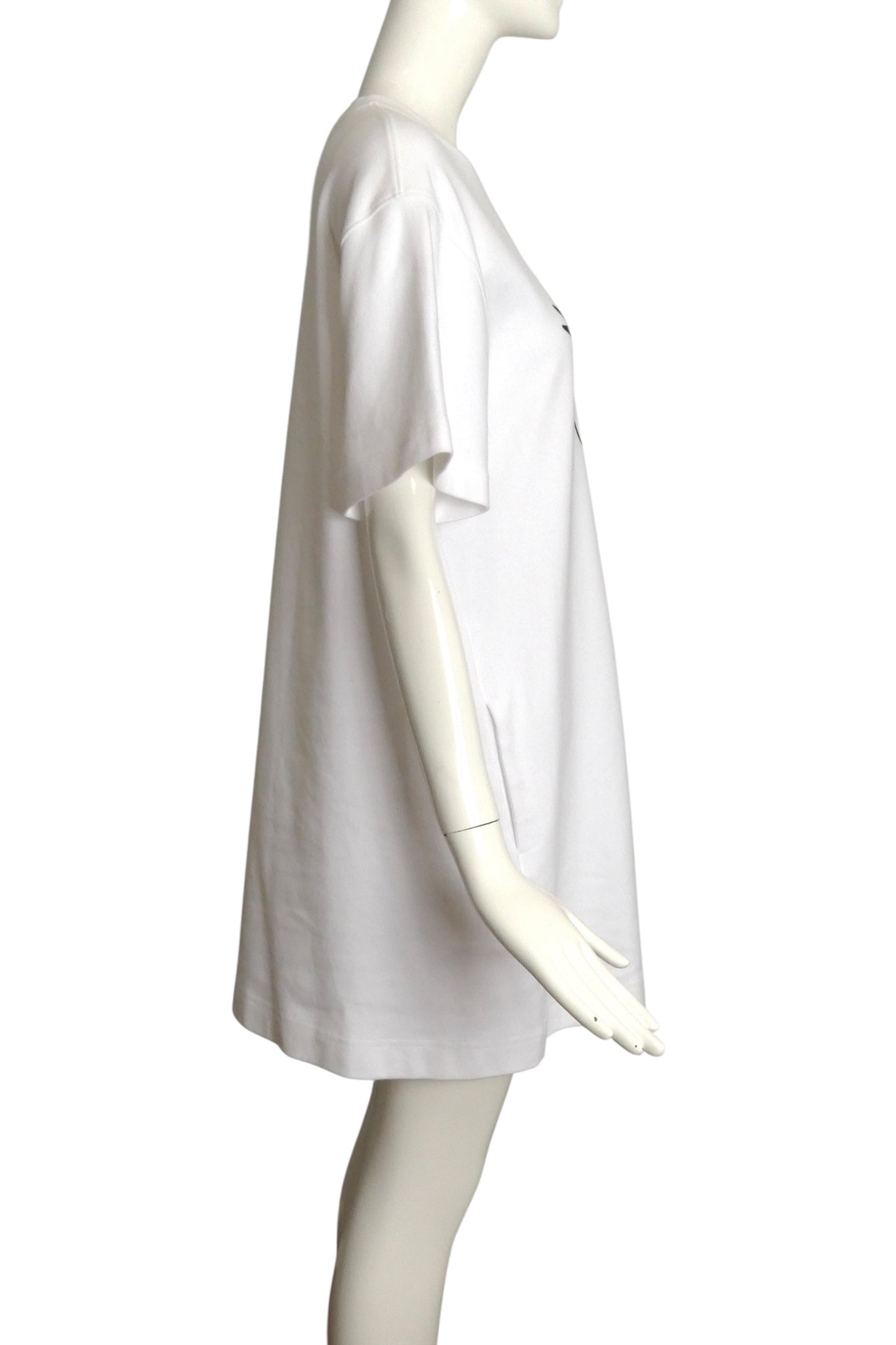 MOSCHINO COUTURE- NWT 2020 White Ghost Dress, Size 8