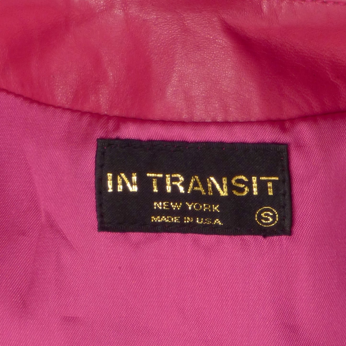 IN TRANSIT-1980s Pink & Black Fringe Bolero, Size 4