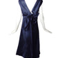 LANVIN- 2007 Navy Satin Dress, Size 12